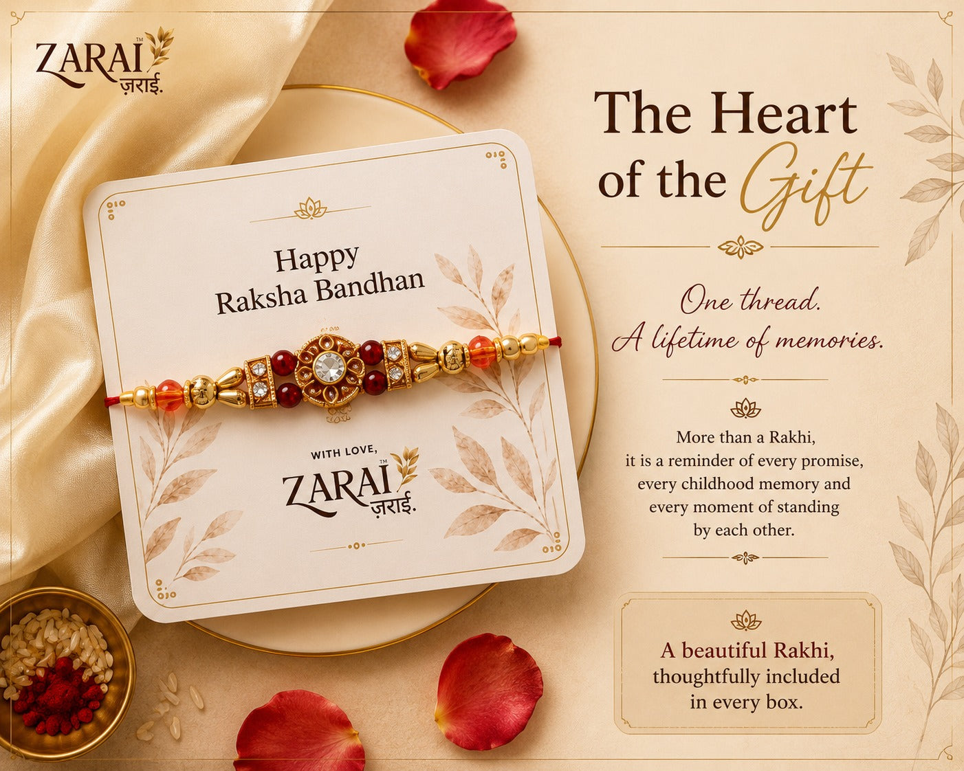 ZARAI Raksha Bandhan Premium Gift Hamper