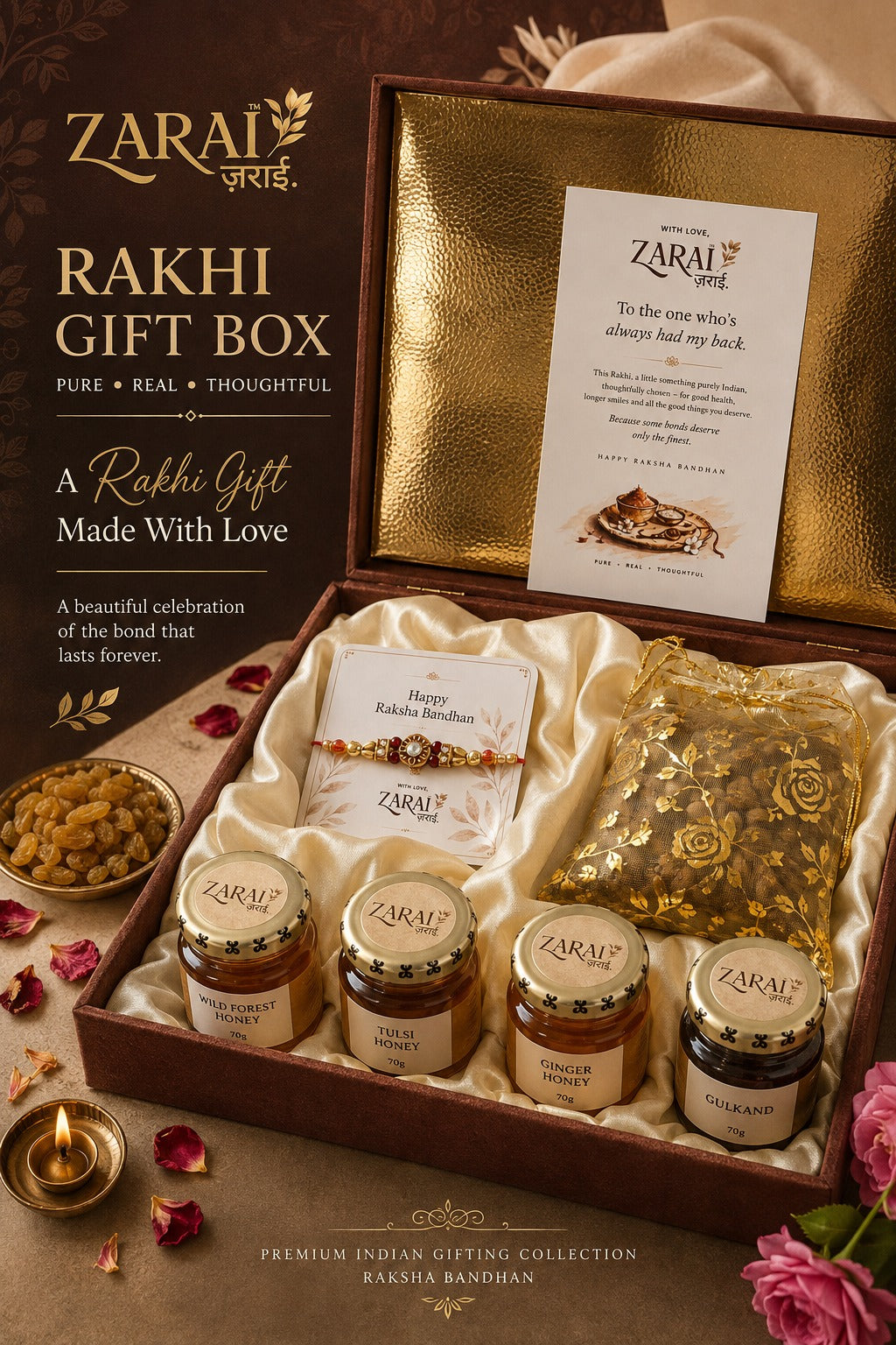 ZARAI Raksha Bandhan Premium Gift Hamper