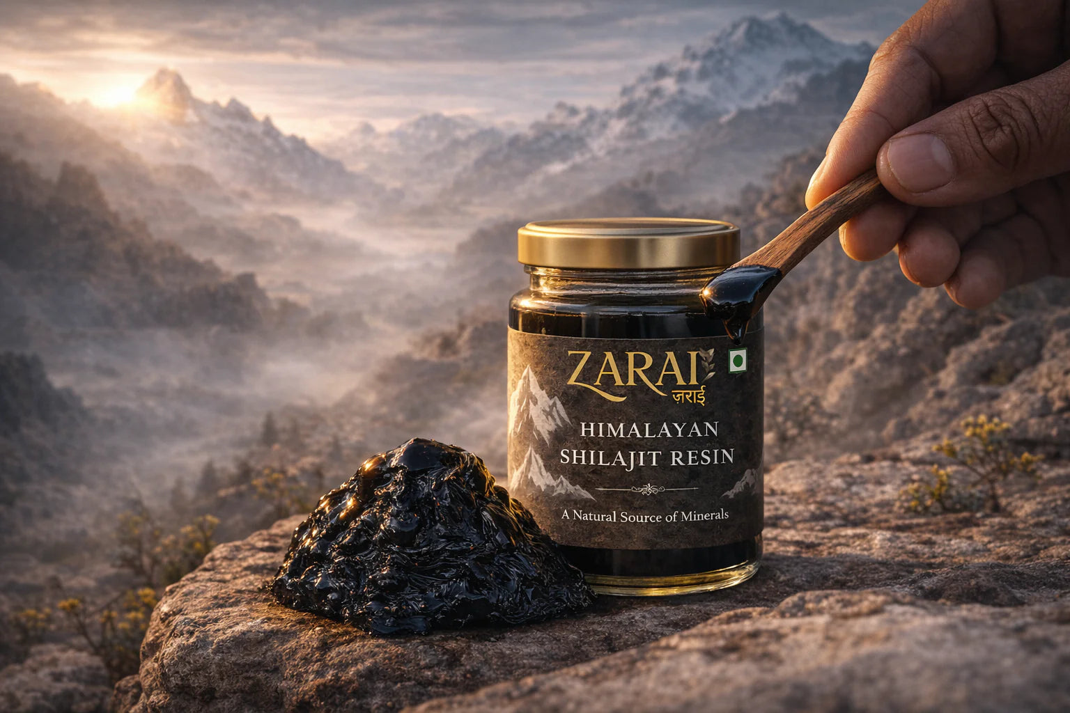 Zarai Himalayan Shilajit Resin — premium Himalayan Shilajit 