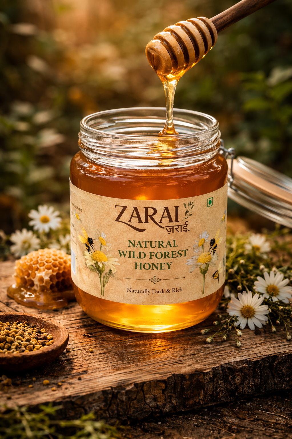 Zarai Wild Forest Honey — raw unprocessed honey from wild forests